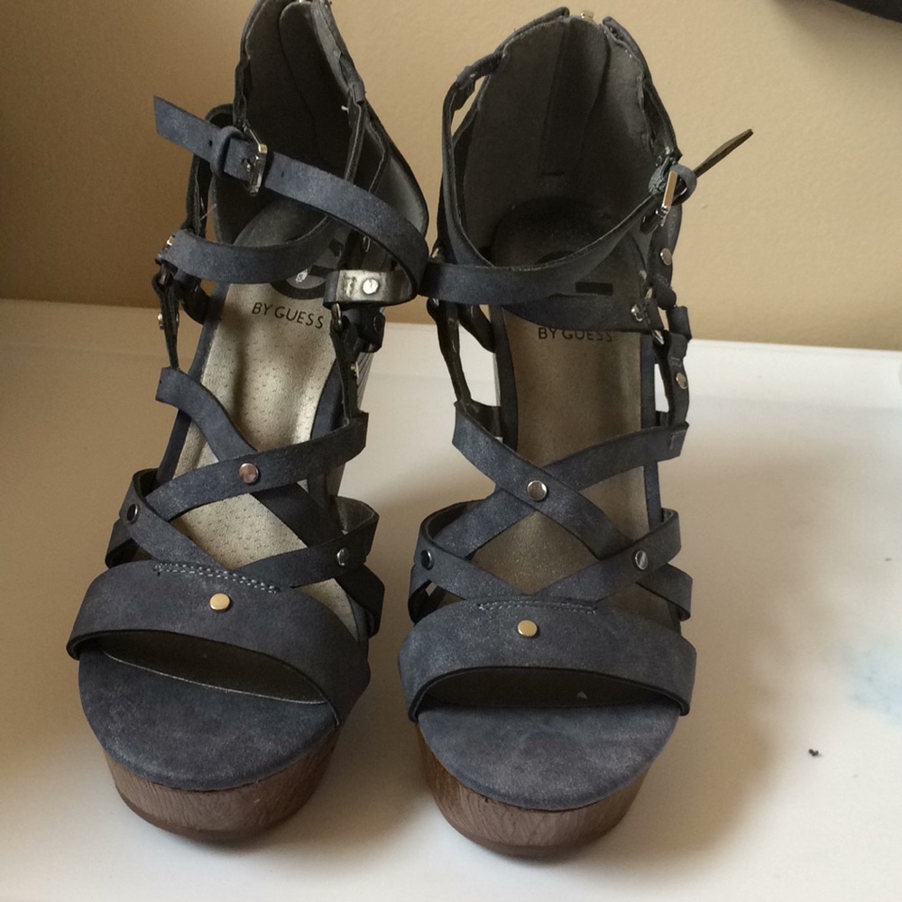 Navy blue Guess Heels